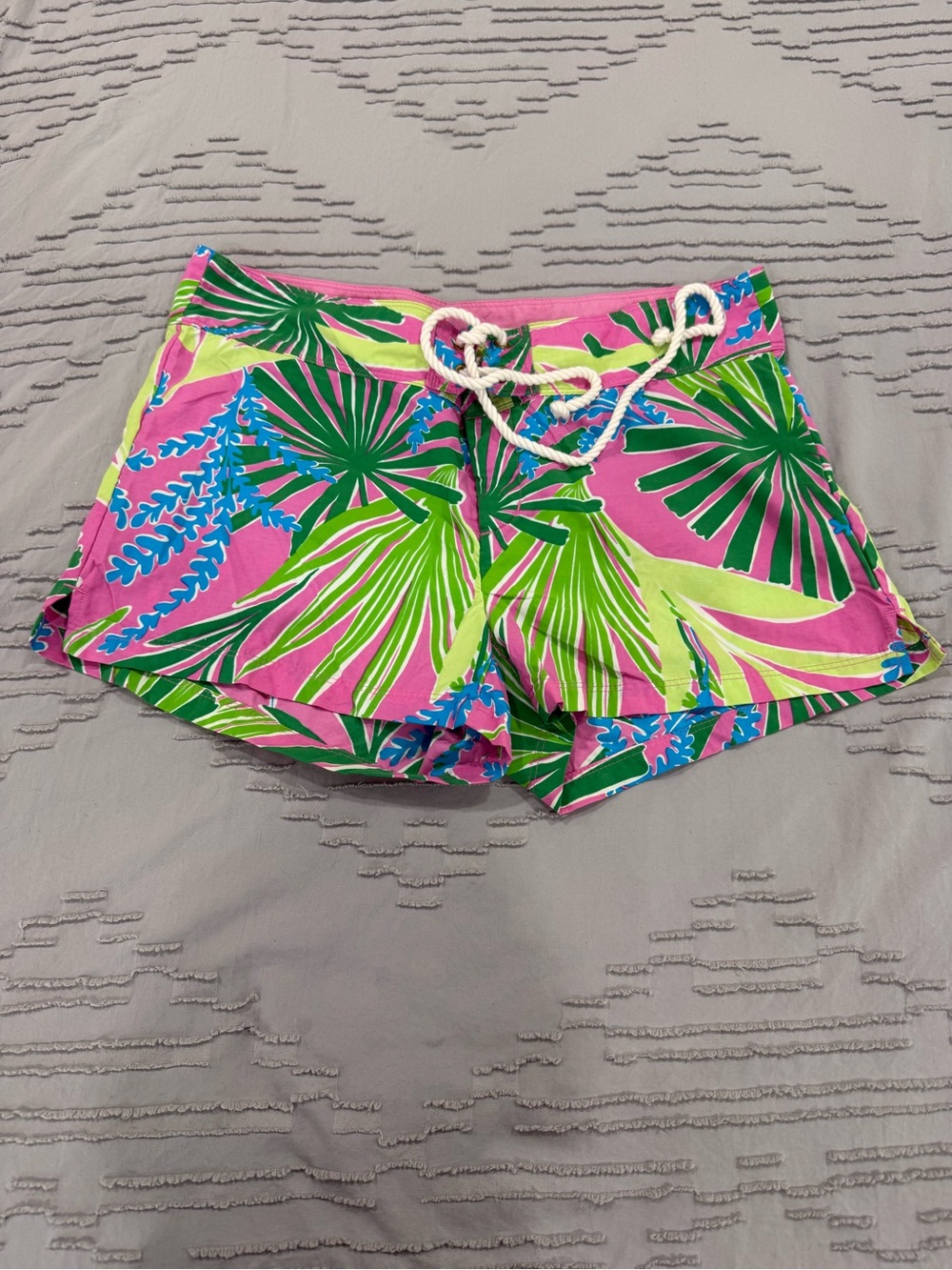 Lily Pulitzer Women’s Pink Tropical Swim Shorts